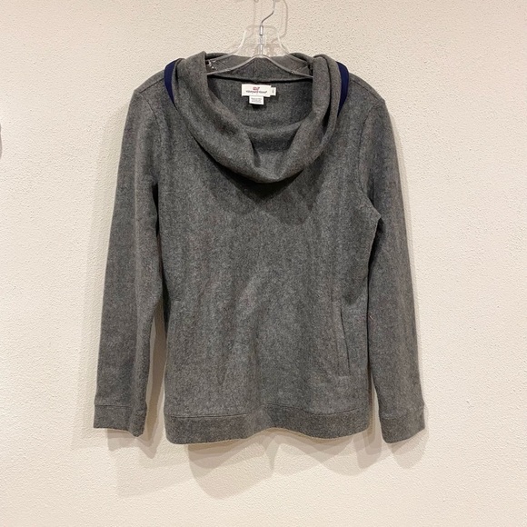 Vineyard Vines Fleece Pullover Cowl Neck Size Small EUC - Picture 2 of 5